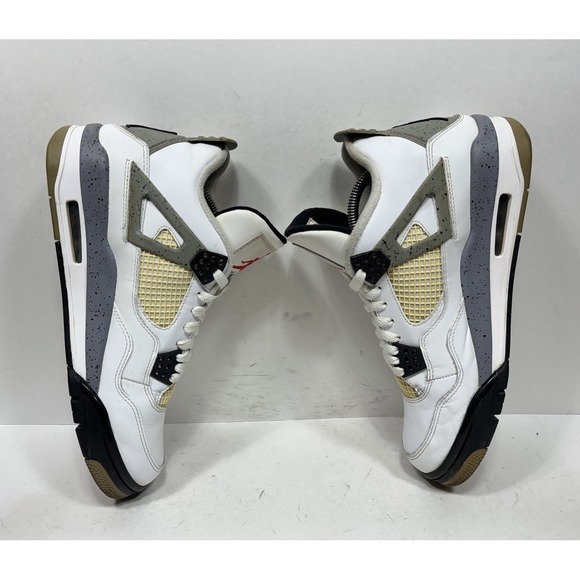 Nike Jordan‎ 4 White Cement Men\'s Size 9.5 2012 308497-103 Shoes Sneakers main image 7